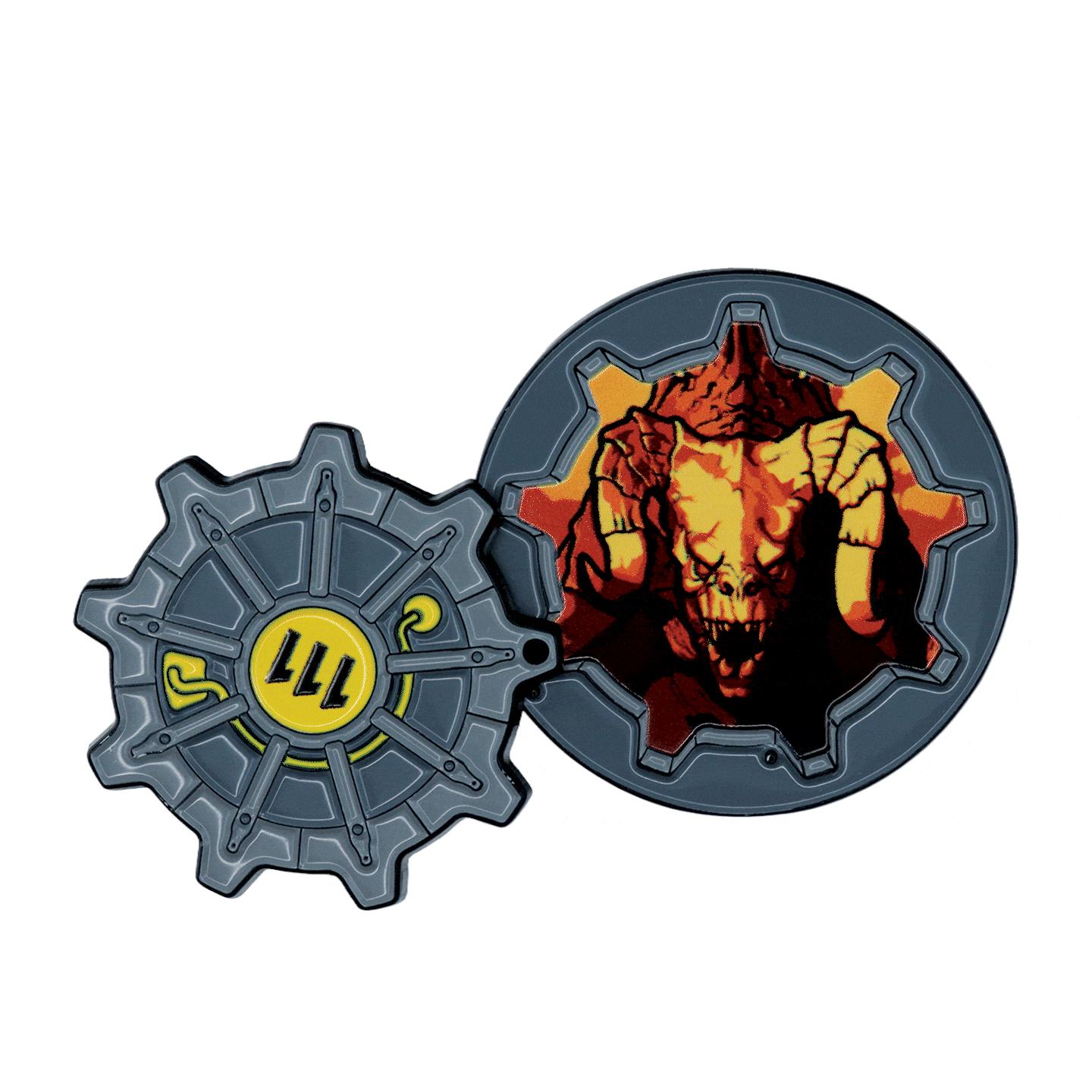 Fallout – Vault Door 111 Hinged Pin Badge