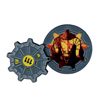 Fallout – Vault Door 111 Hinged Pin Badge