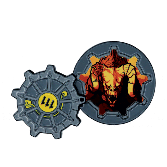 Fallout – Vault Door 111 Hinged Pin Badge