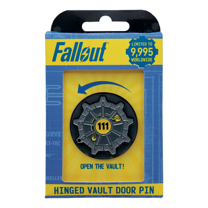 Fallout – Vault Door 111 Hinged Pin Badge