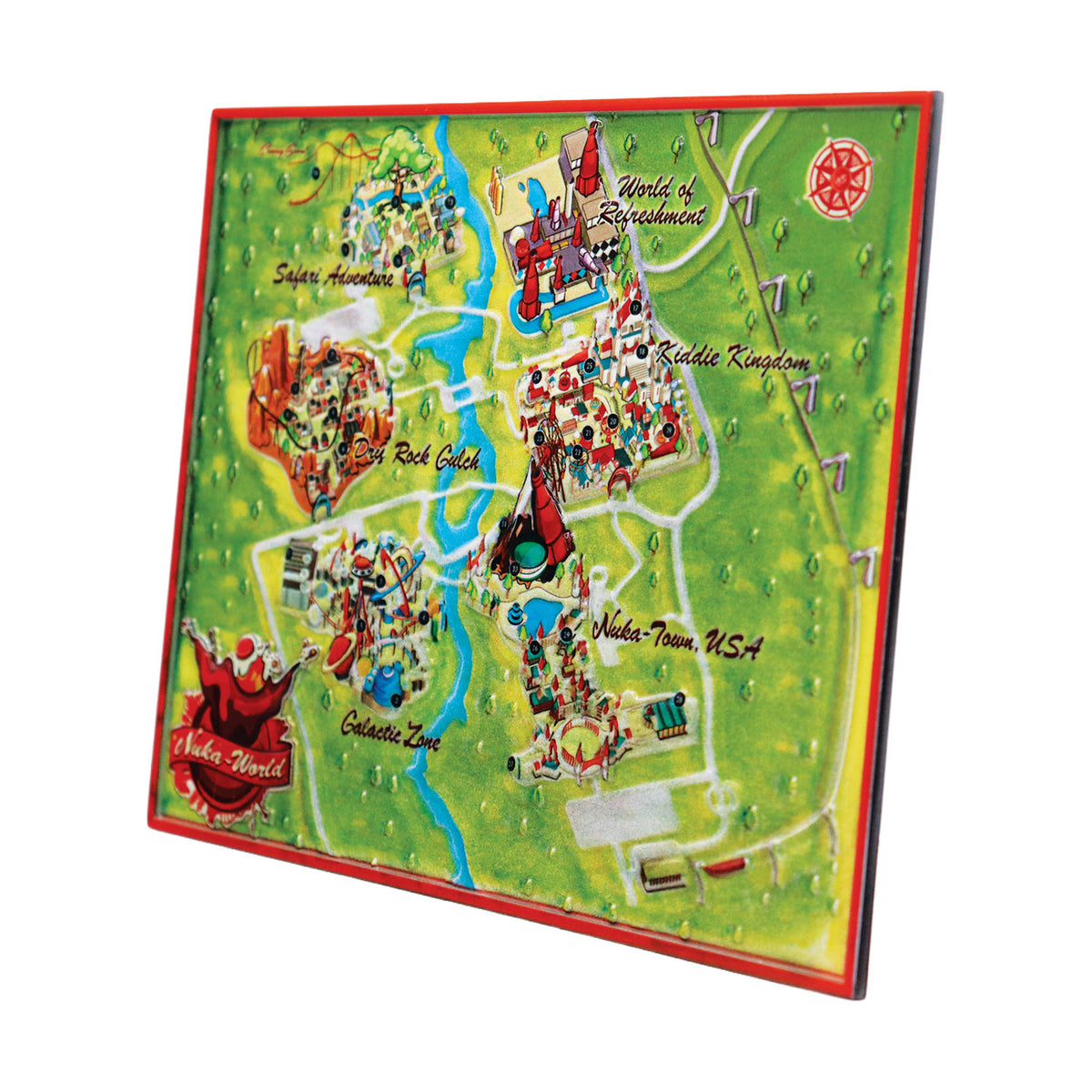 Fallout - Limited Edition Nuka-World Metal Map
