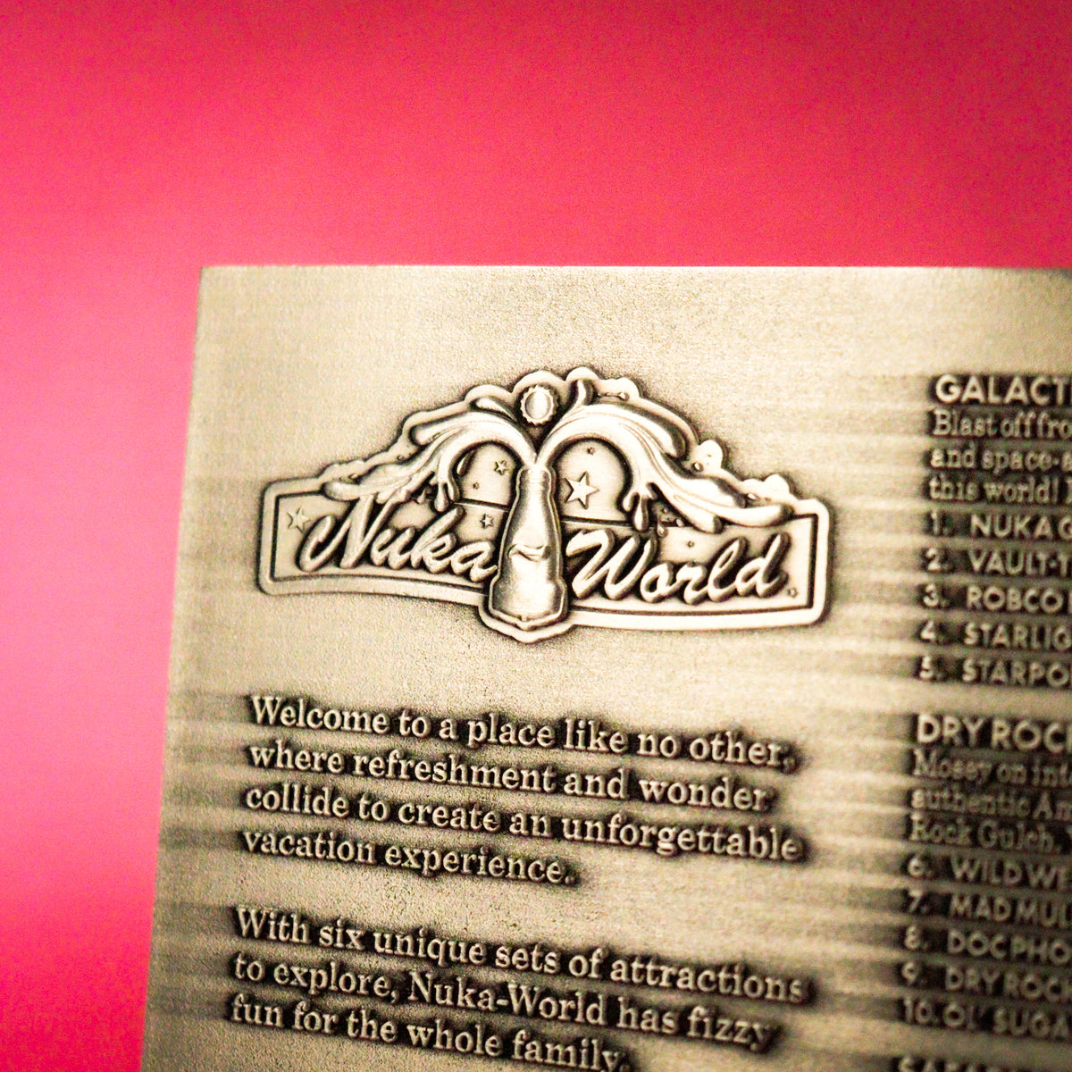 Fallout - Limited Edition Nuka-World Metal Map