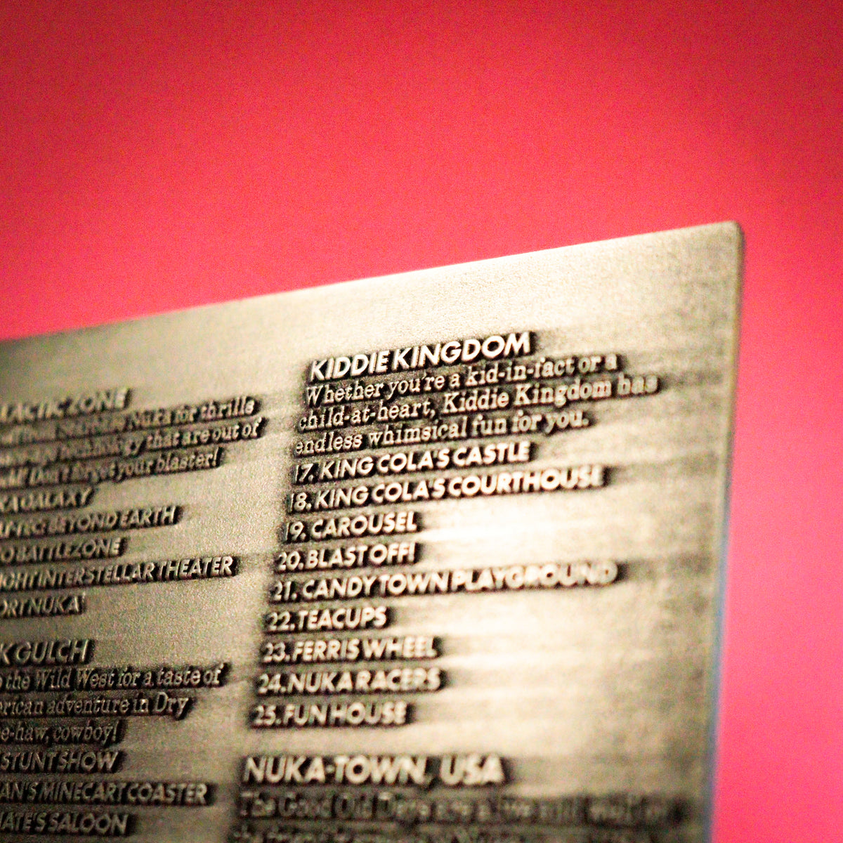 Fallout - Limited Edition Nuka-World Metal Map