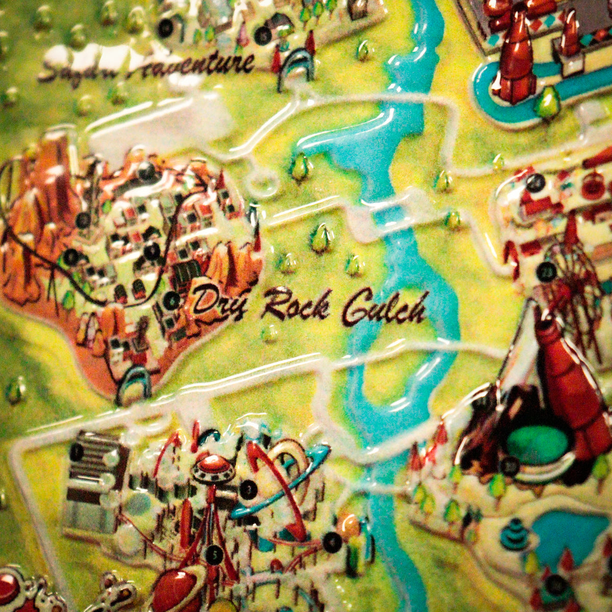 Fallout - Limited Edition Nuka-World Metal Map