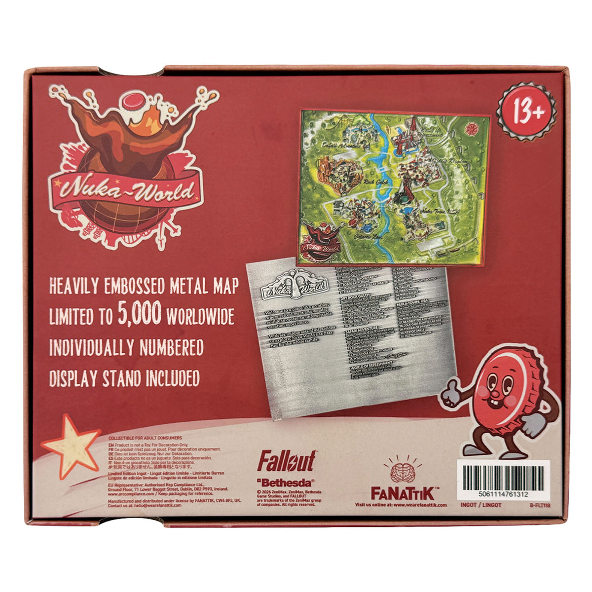 Fallout - Limited Edition Nuka-World Metal Map