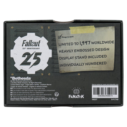 Fallout Limited Edition 25th Anniversary Ingot