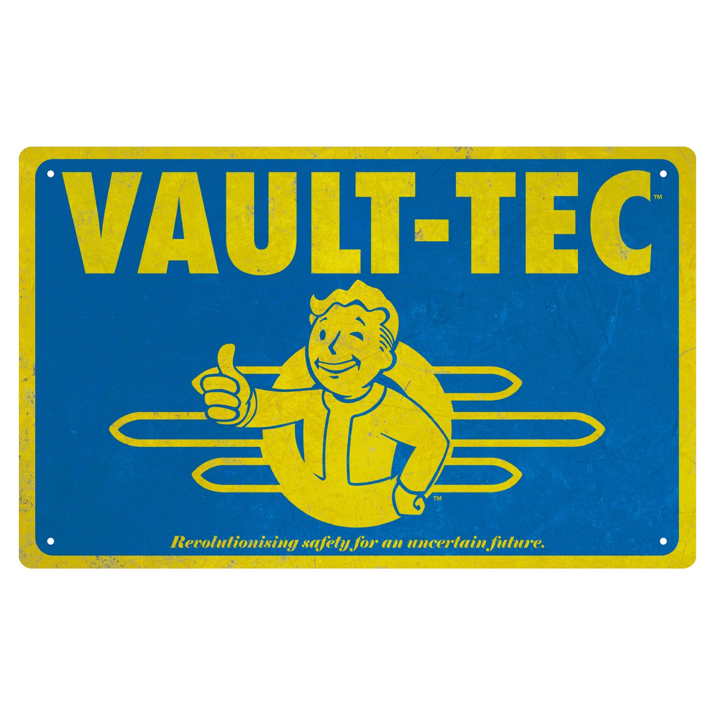 Fallout Set of 3 Tin Signs Vault-Tec