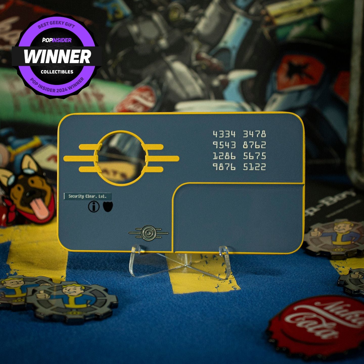 Fallout limited edition vault security keycard replica from Fanattik