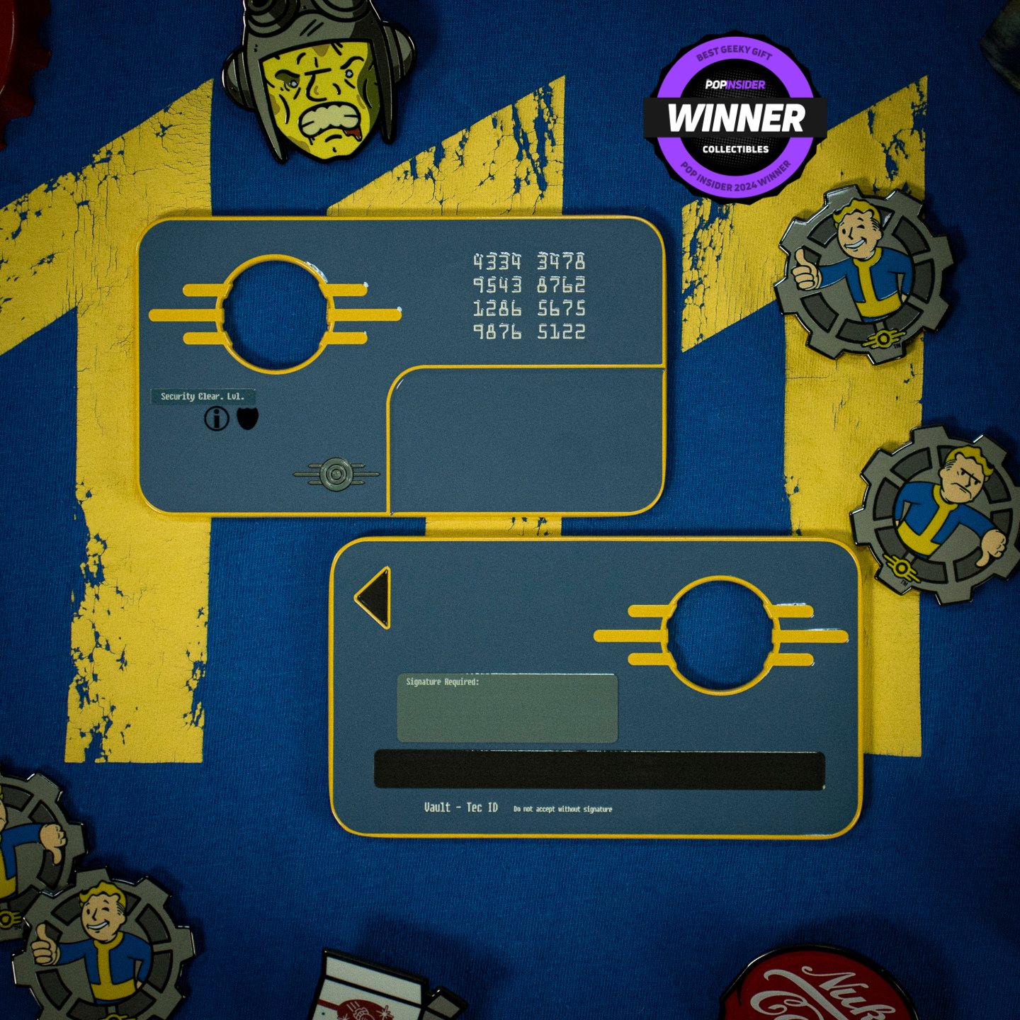 Fallout limited edition vault security keycard replica from Fanattik