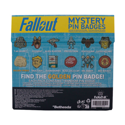 Limited edition Fallout mystery pin badge set from Fanattik