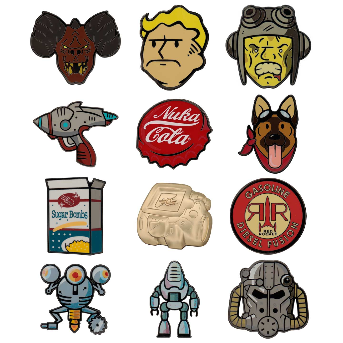 Fallout Mystery Pin Badge CDU Containing 12 Blind Boxes – Fanattik