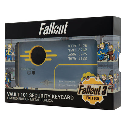 Fallout 3 Vault 101 Limited Edition Security Keycard Replica