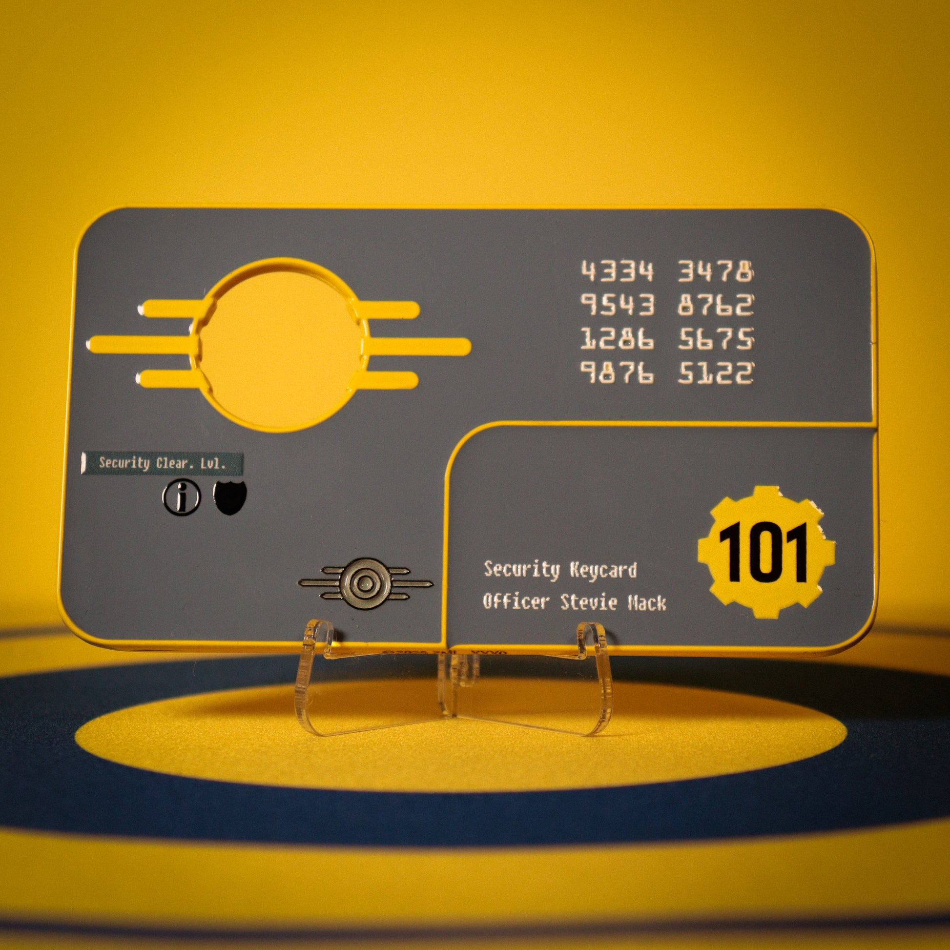 Fallout 3 Vault 101 Limited Edition Security Keycard Replica