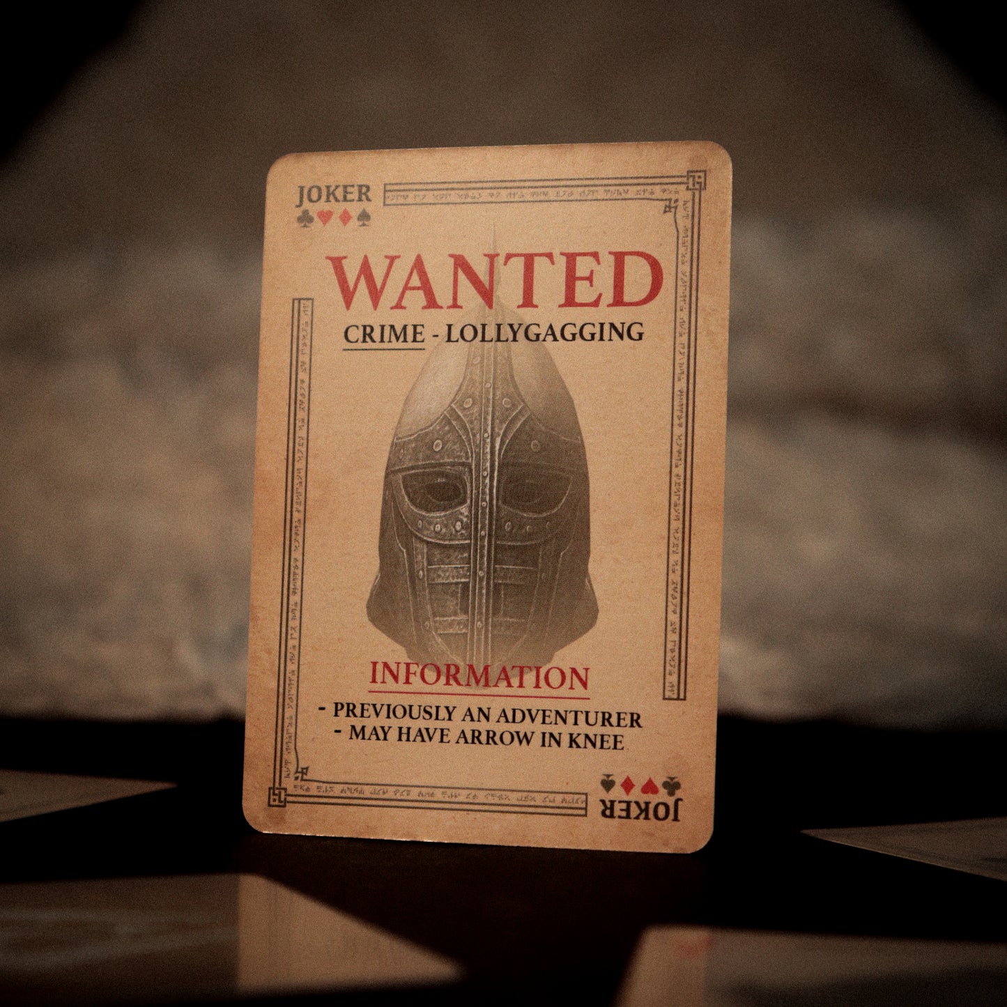 The Elder Scrolls V: Skyrim Playing Cards