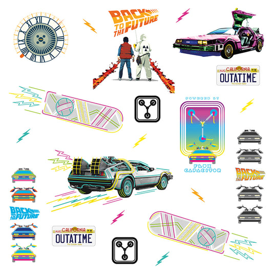 Back to the Future Wall Decals