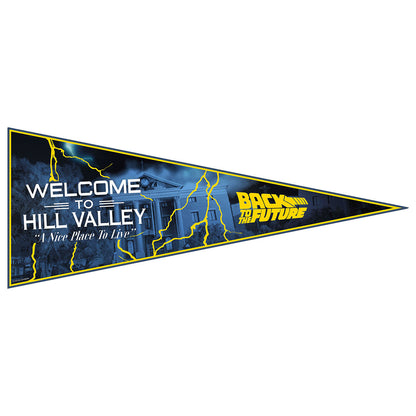 Back To The Future Welcome to Hill Valley Pennant