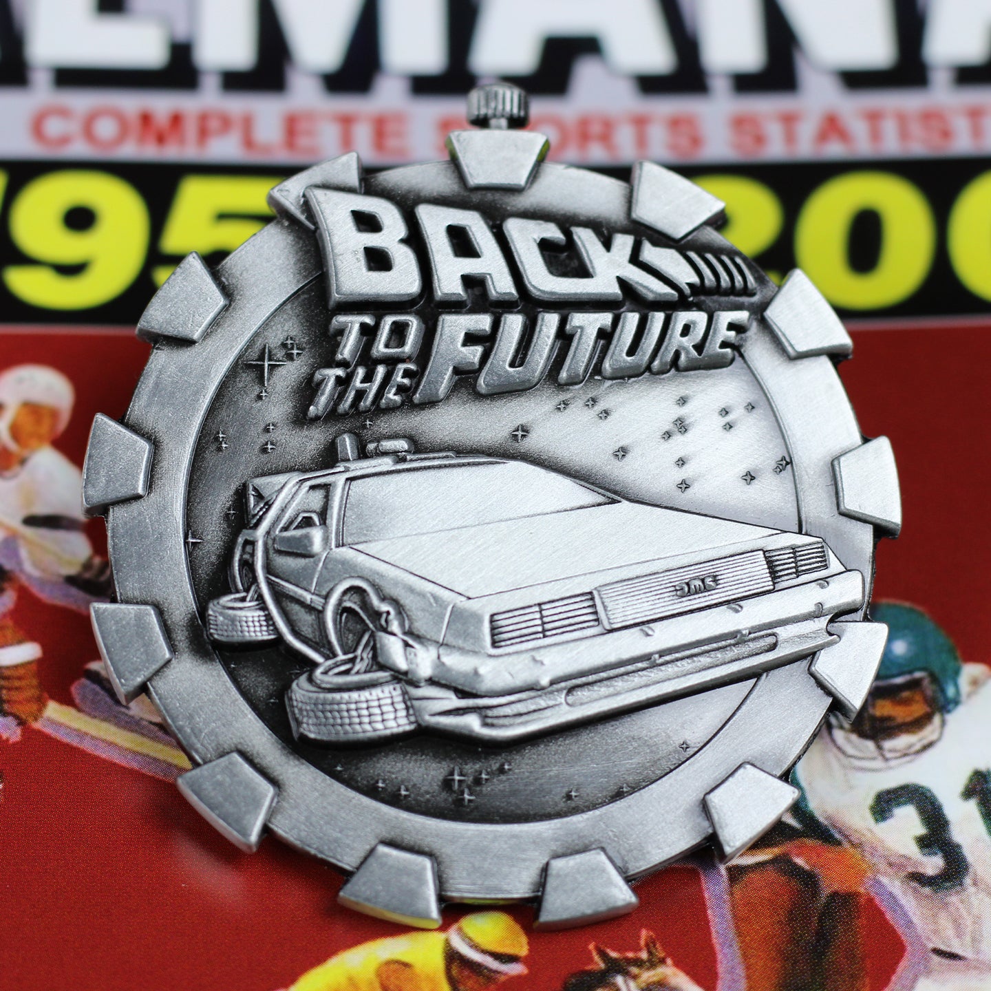 Back to the Future Limited Edition Stopwatch Medallion Lifestyle Close Up
