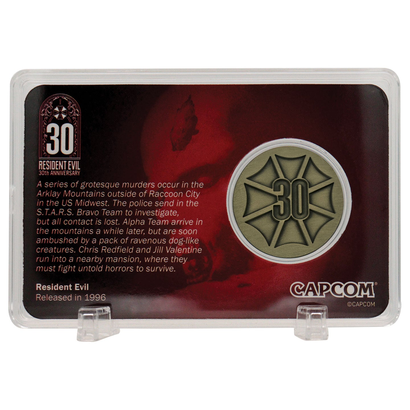 Resident Evil – 30th Anniversary Presentation Coin - Antique Brass Edition