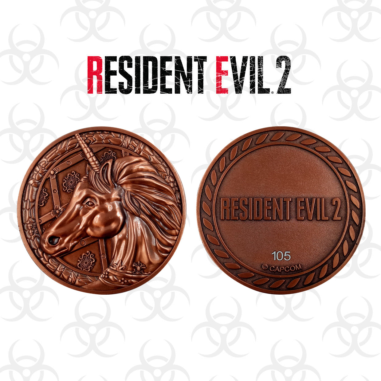 Resident Evil 2 Limited Edition Replica Unicorn Medallion