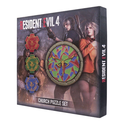 Resident Evil 4 Church Puzzle Medallion Set