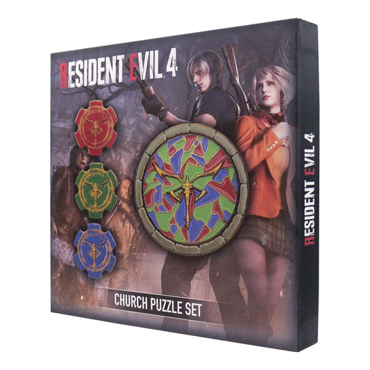 Resident Evil 4 Church Puzzle Medallion Set
