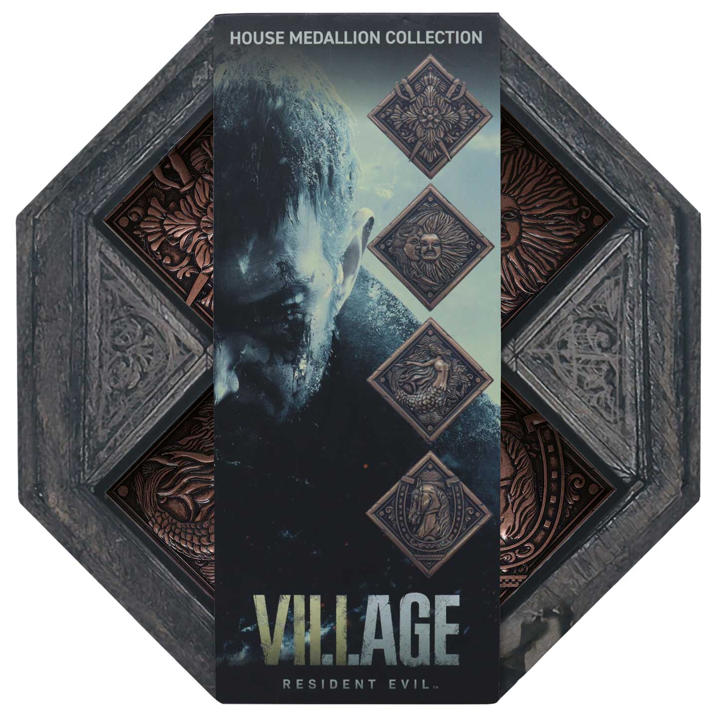 Resident Evil Village Limited Edition Replica House Crest Medallion Collection