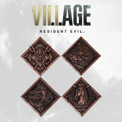 Resident Evil Village Limited Edition Replica House Crest Medallion Collection