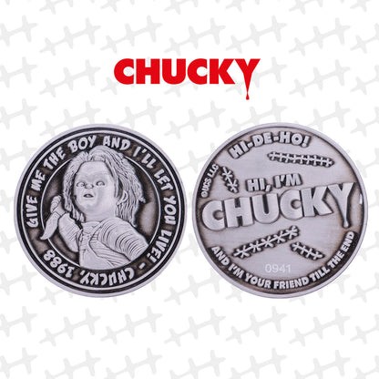 Chucky good guys limited edition collectible coin from Fanattik