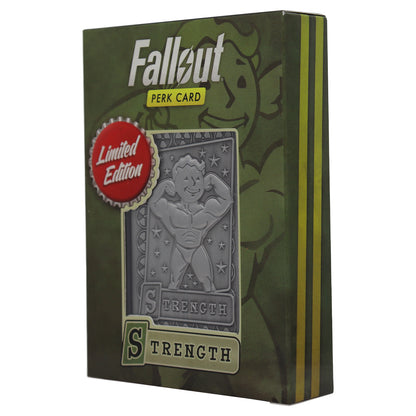 Fallout Limited Edition Replica Strength Perk Card