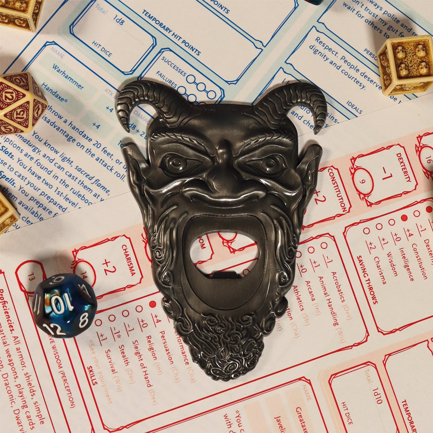 Dungeons & Dragons Tomb of Horrors magnetic Bottle opener from Fanattik