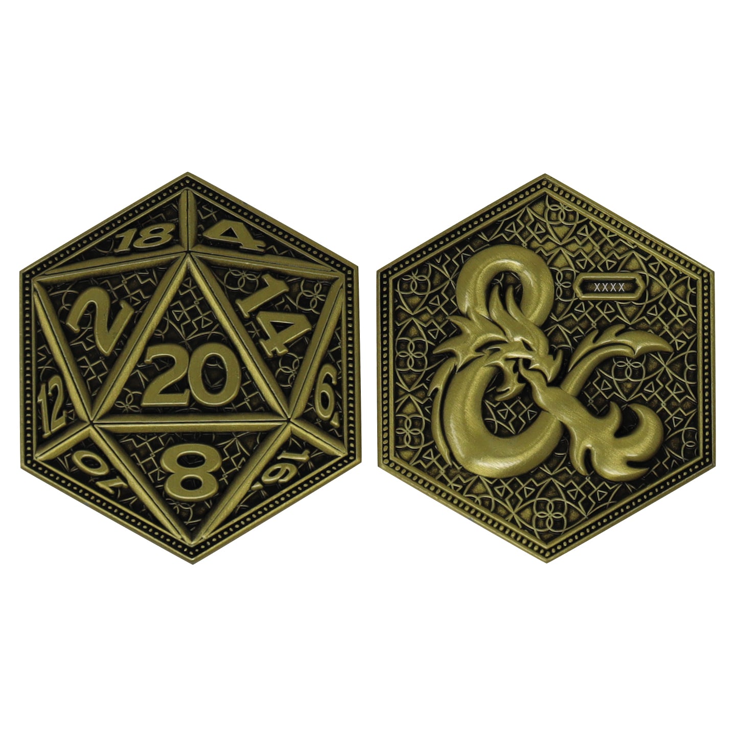 Dungeons & Dragons Limited Edition Dice Style Collectible Coin from Fanattik