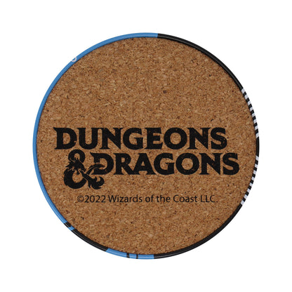 Dungeons & Dragons Set of 4 Printed Metal Coasters