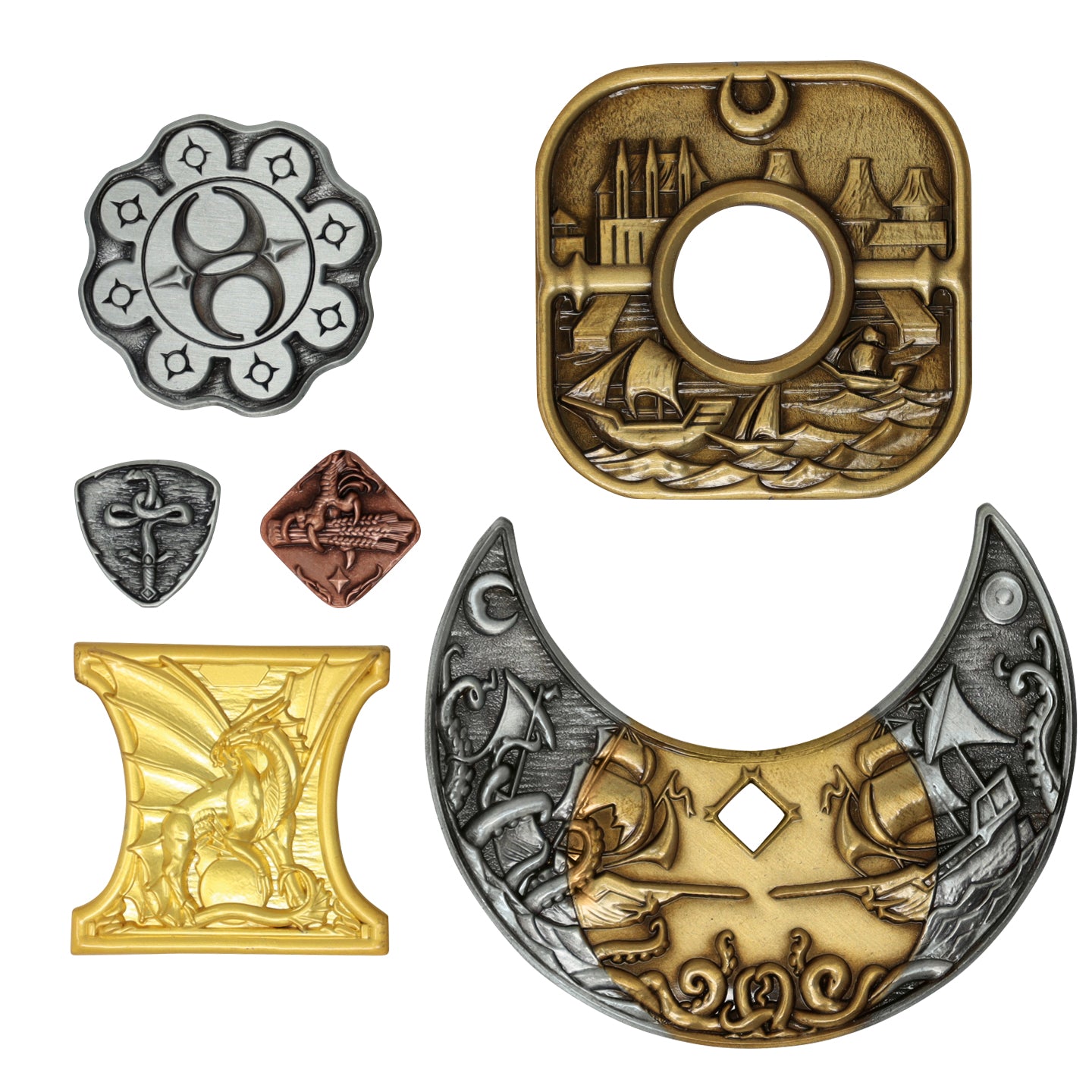 Dungeons & Dragons Waterdeep Replica Metal Coin Collection from fanattik