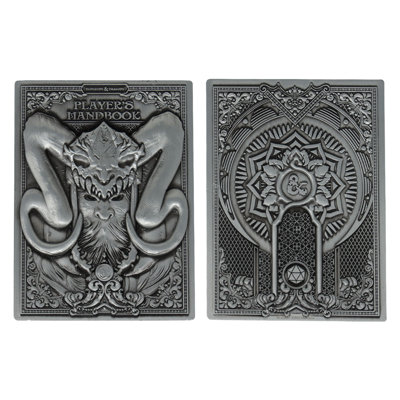 Dungeons & Dragons Limited Edition Players Handbook Ingot Front and Reverse