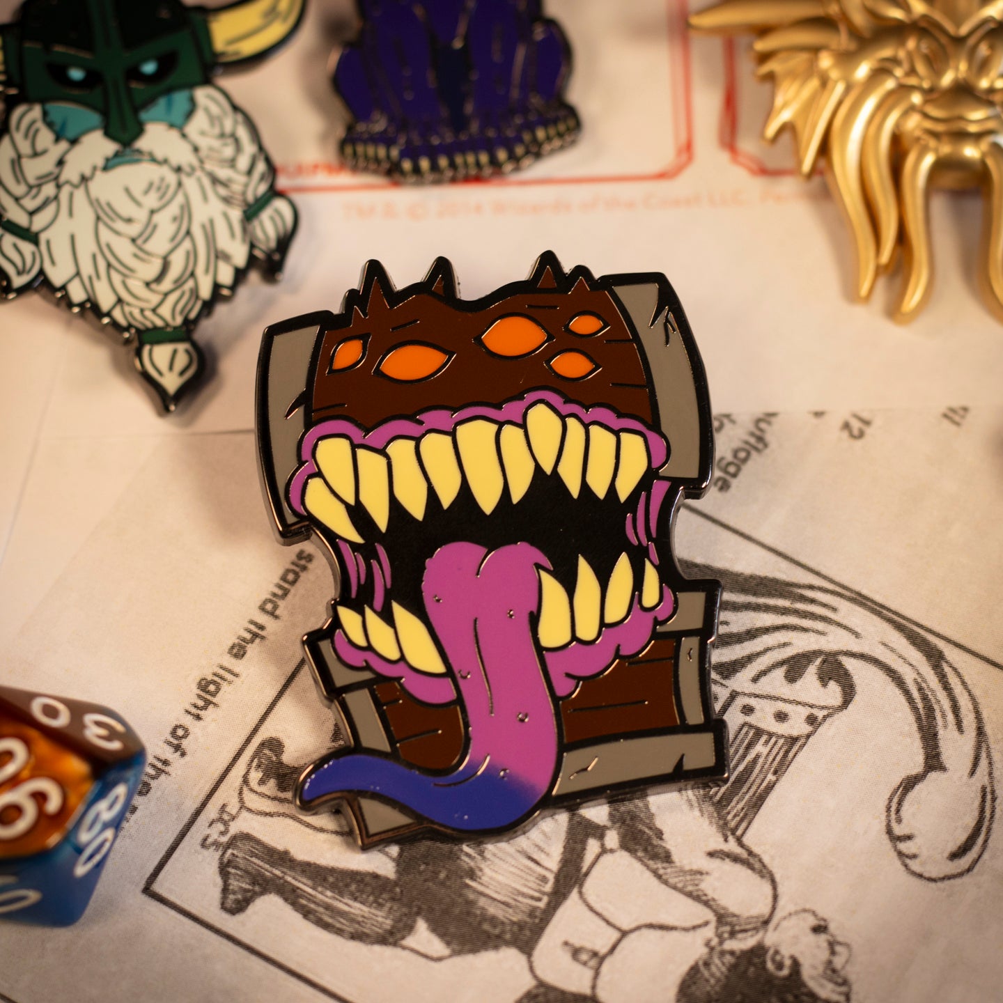 Dungeons & Dragons mystery pin badges from Fanattik