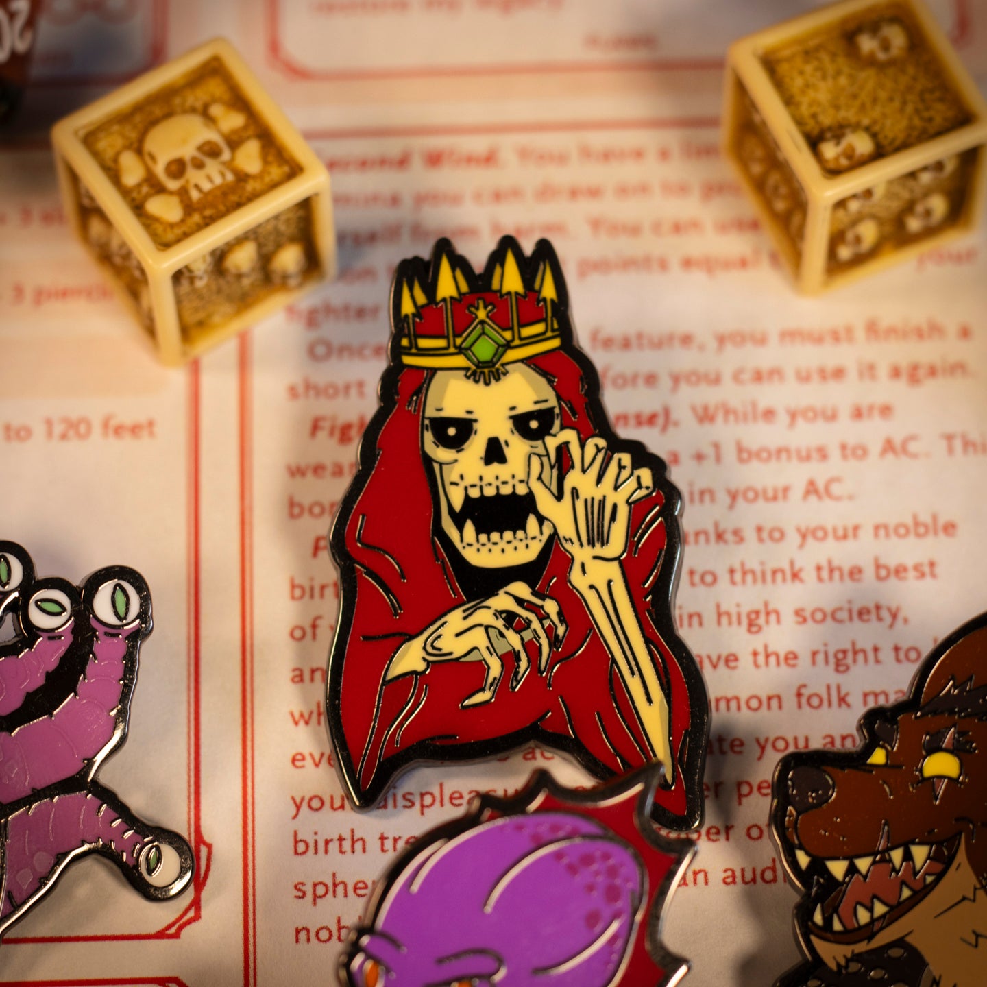 Dungeons & Dragons mystery pin badges from Fanattik