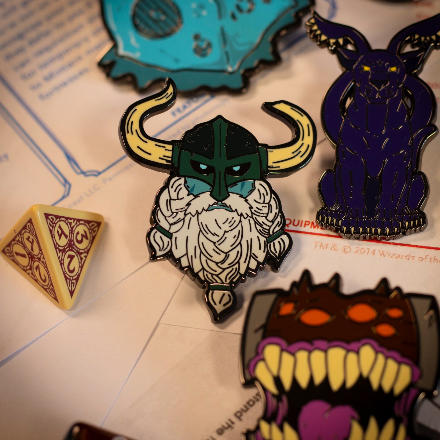 Dungeons & Dragons mystery pin badges from Fanattik