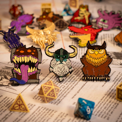 Dungeons & Dragons mystery pin badges from Fanattik