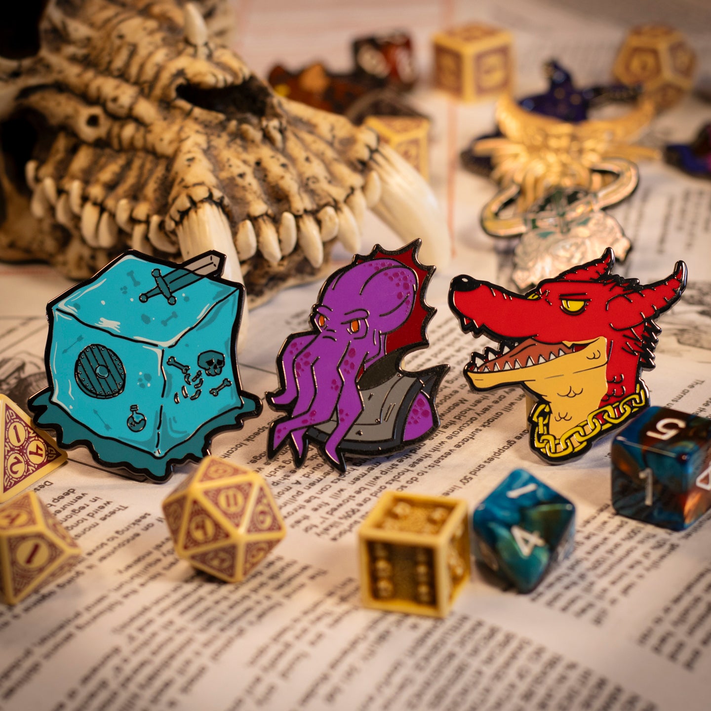 Dungeons & Dragons mystery pin badges from Fanattik