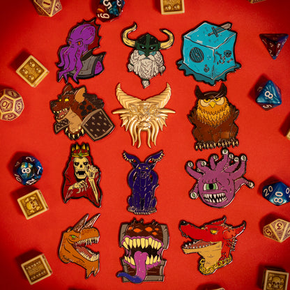 Dungeons & Dragons mystery pin badges from Fanattik