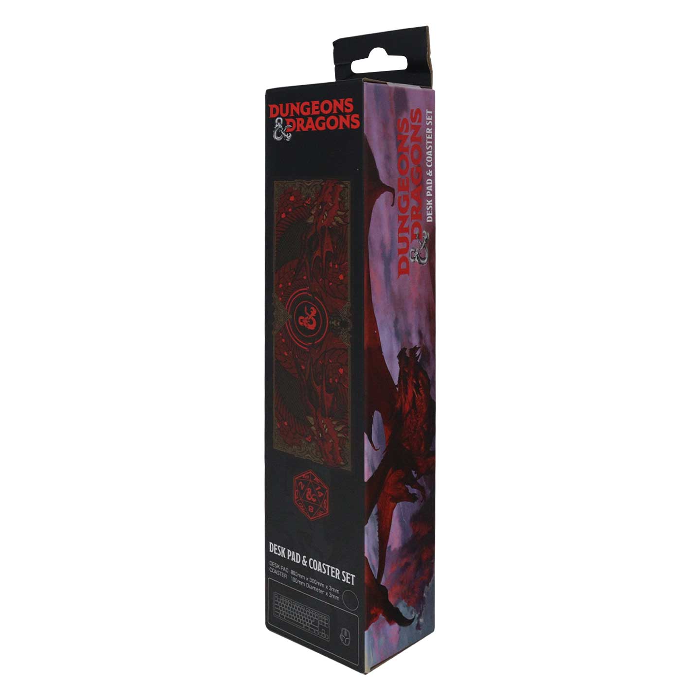Konix Dungeons & Dragons Tapis de souris gaming XXL 90 x 46 cm - Base antidérapante - Motif The Rise of Tiamat Konix Dungeons & Dragons Tapis de souris gaming XXL 90 x 46 cm - Base antidérapante - Motif The Rise of Tiamat