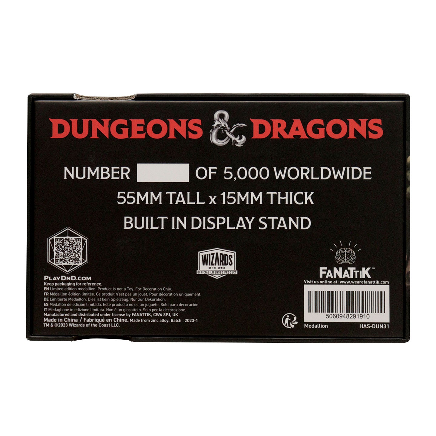 Dungeons & Dragons Limited Edition Set of Two Metal Sending Stones Metal Collectibles
