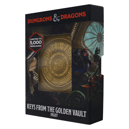 Dungeons & Dragons Limited Edition Keys From The Golden Vault Collectible Metal Ingot