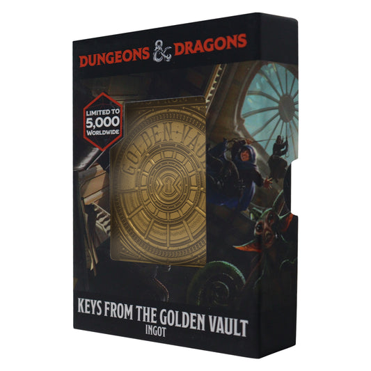 Dungeons & Dragons Limited Edition Keys From The Golden Vault Collectible Metal Ingot
