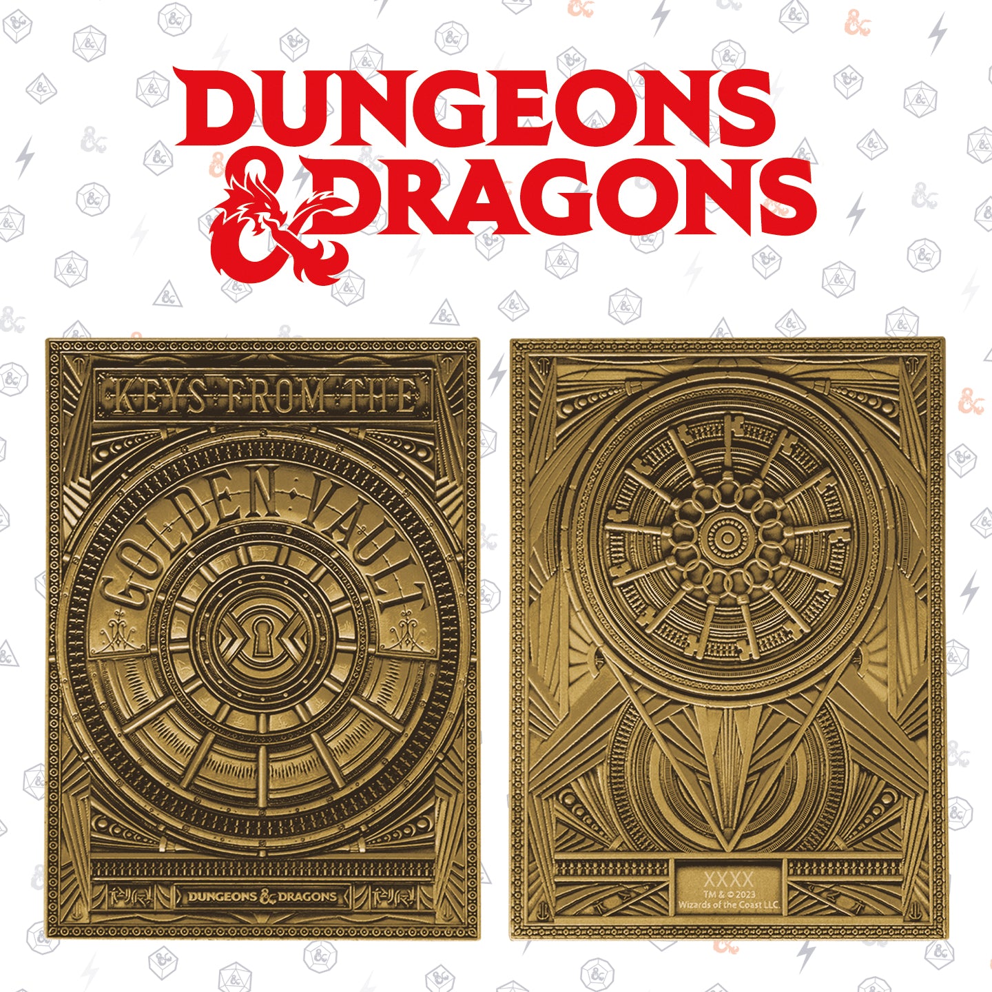 Dungeons & Dragons Limited Edition Keys From The Golden Vault Collectible Metal Ingot