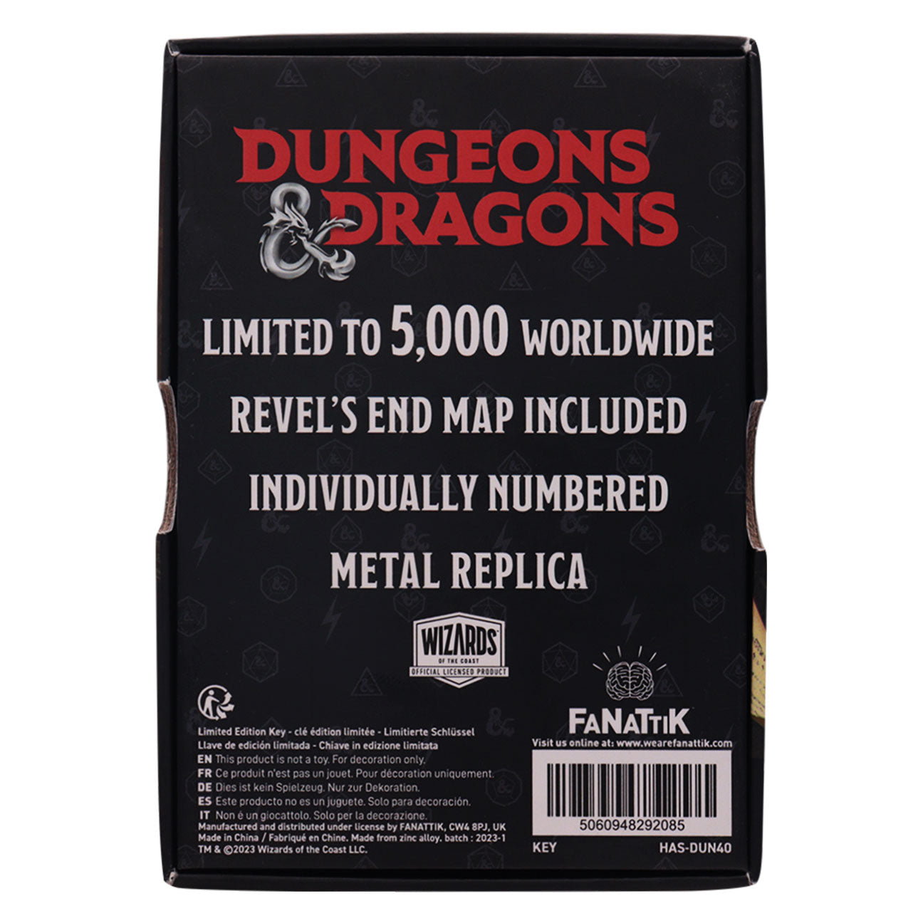 Dungeons & Dragons Limited Edition Replica Thieves Key to the Vault from Keys from the Golden Vault