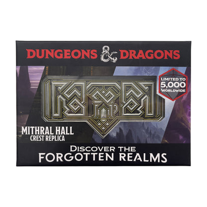 Dungeons & Dragons Limited Edition Mithral Hall Crest Replica