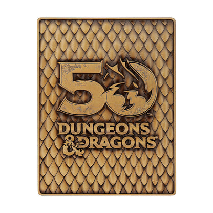 Dungeons & Dragons 50th Anniversary 1st Edition Book Cover Collectible Ingot Set