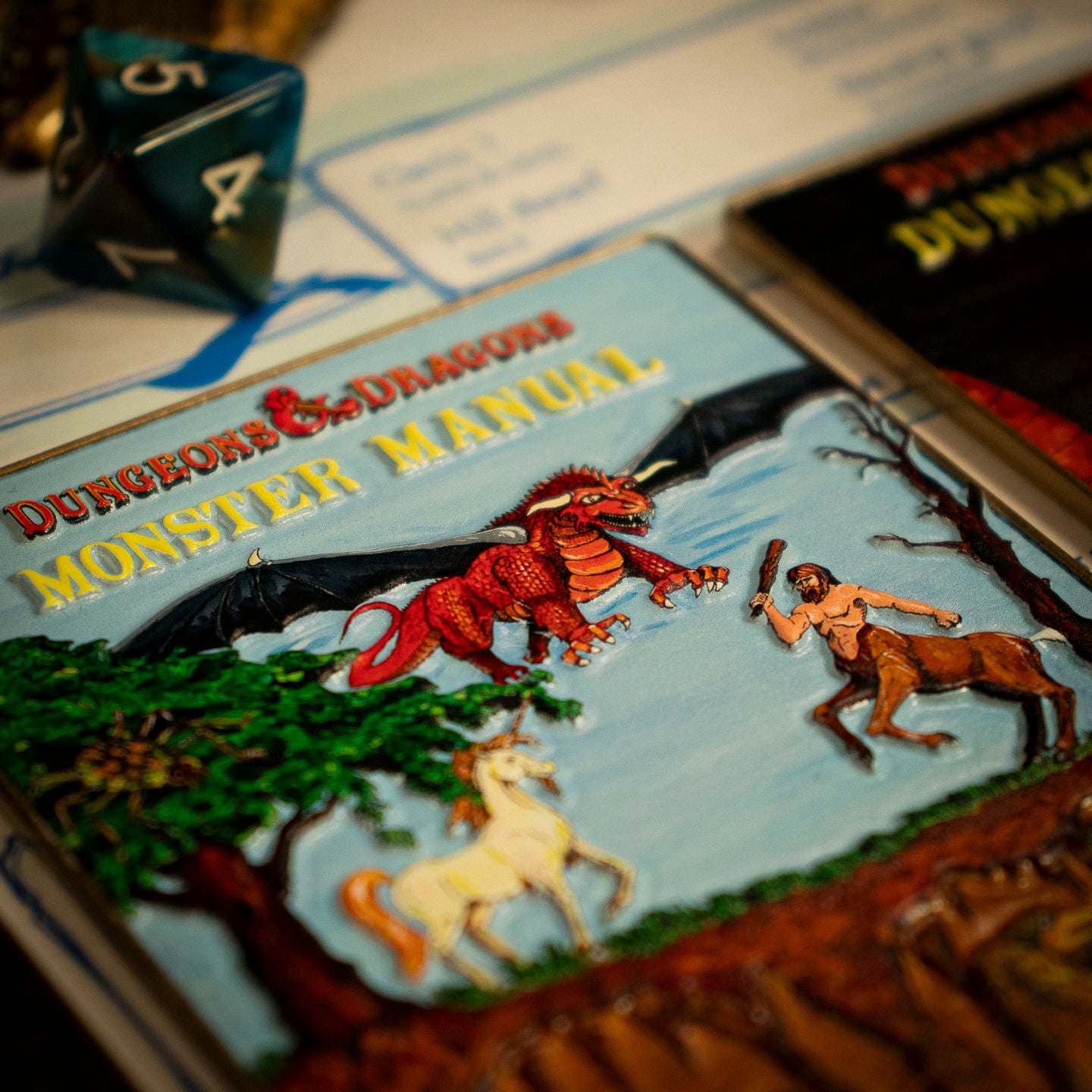 Dungeons & Dragons 50th Anniversary 1st Edition Book Cover Collectible Ingot Set