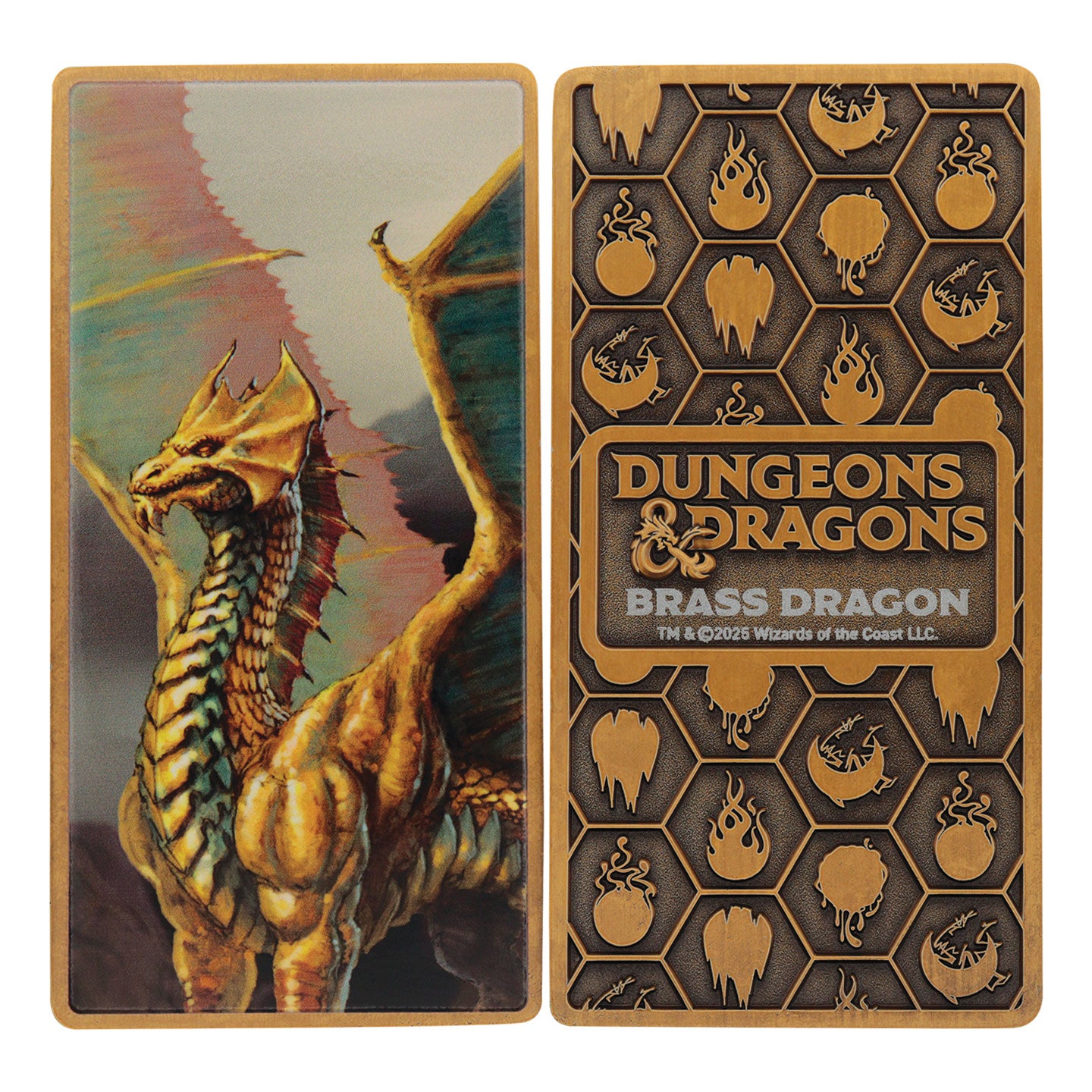 Dungeons & Dragons – Metallic Dragons 5 Piece Ingot Set